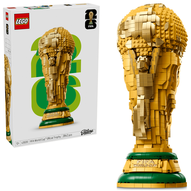 LEGO Editions: Trofeo Oficial de la Copa Mundial de la FIFA, 2842 Piezas (43020) image number 0