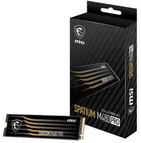 SSD MSI SPATIUM M480 Pro 1TB Gen4 M.2 NVMe (7400/6000MB/s)