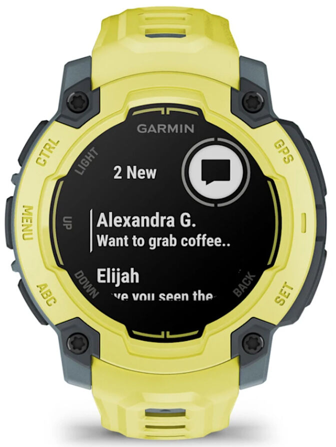 Smartwatch Garmin Instinct E 45mm Amarelo image number 9