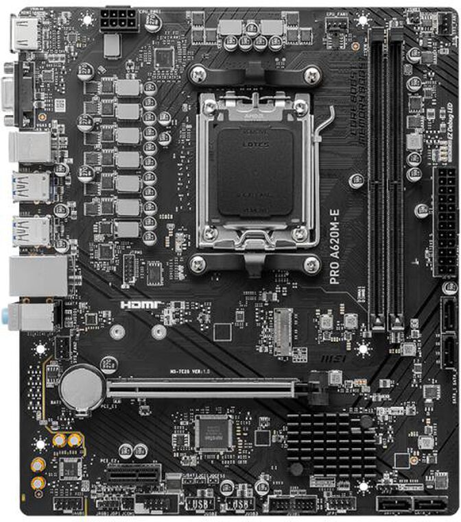 Placa Base MSI A620M-E image number 0