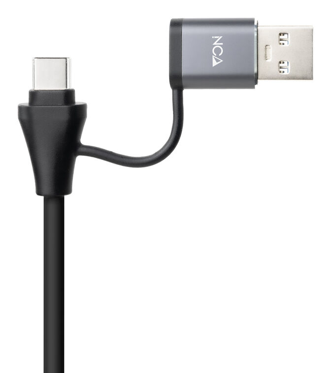 Adaptador Gigabit Nanocable USB-C 3.0/USB-A/M + 3xUSB-A 3.0 a Ethernet 2.5G 10/100/1000/2500 Mbps 15 CM Cinza image number 1