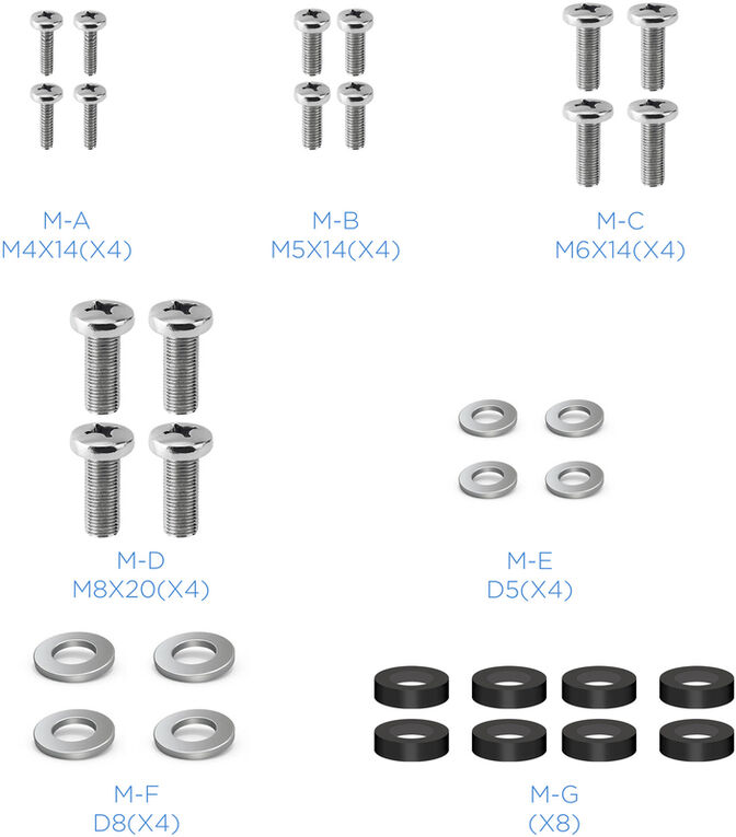 Soporte de Pared Tooq Tilt 23" a 42" 37mm Max. 35kg Negro image number 4