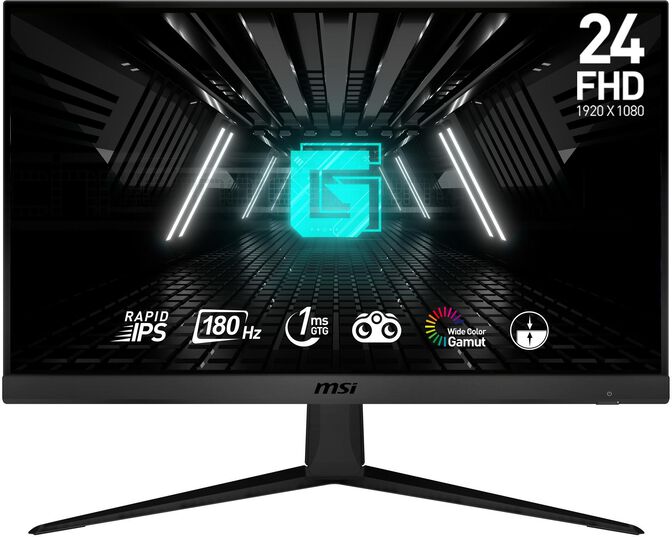 Monitor MSI 23.8" G2412F Rapid IPS FHD 180Hz 1ms Adaptive-Sync image number 0