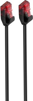 Cable de Red Slim Ewent RJ45 U/UTP Cat.6 5 M Negro image number null