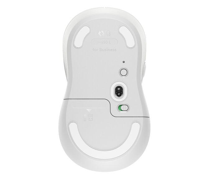 Rat&oacute;n Logitech Signature M650 L for Business 4000DPI Wireless/Bluetooth Blanco image number 5