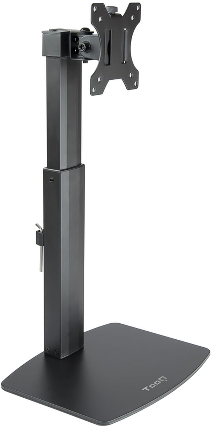 Soporte de Mesa Tabletop Tooq Tilt e Altura Ajustable 17" a 32" Max. 7kg Negro image number 0