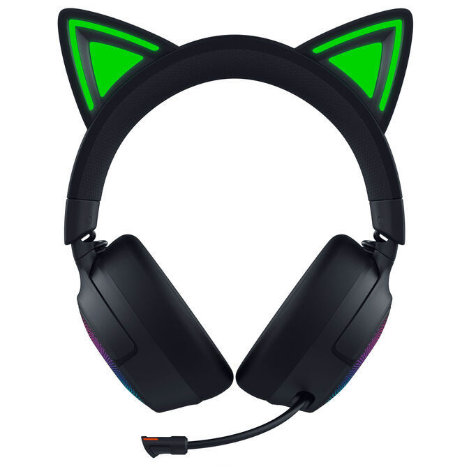 Auriculares Razer Kraken Kitty V3 Pro Wireless/Bluetooth Negro image number 3