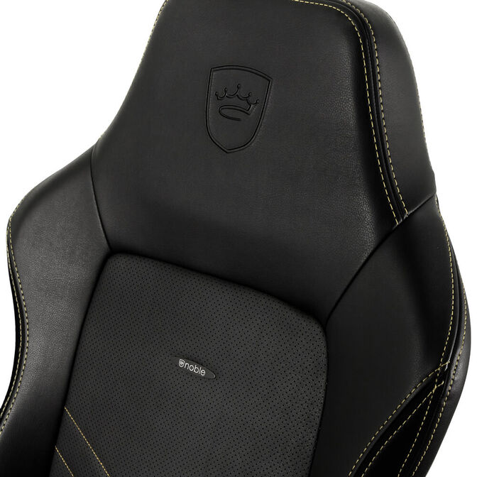 Silla noblechairs HERO - Negro / Dorado image number 3