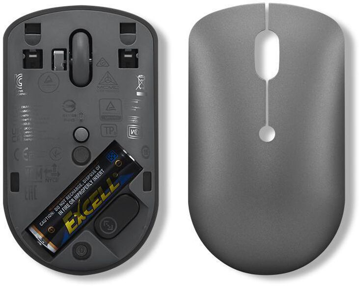 Ratón Lenovo 540 Compact USB-C Wireless Cinza image number 4
