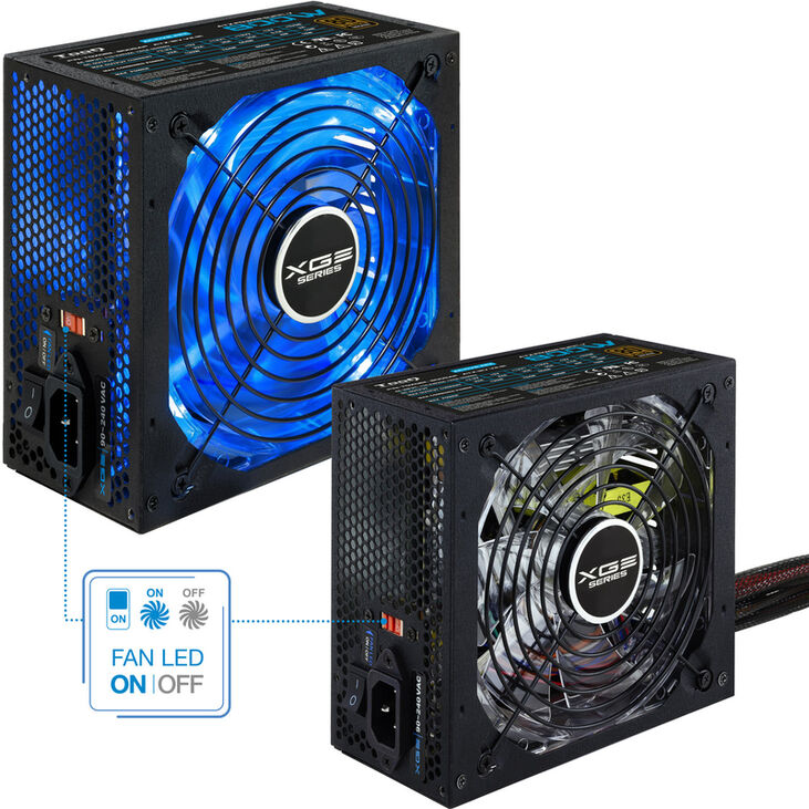 Fuente Alimentación Tooq Xtreme Gaming Energy II 800W 80+ Bronze c/LED image number 4
