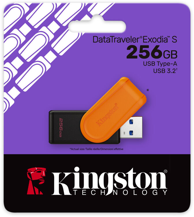 Pen Kingston DataTraveler Exodia S 256GB USB3.2 Gen 1 image number 2