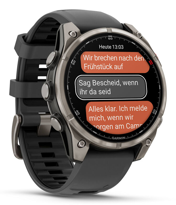 Smartwatch Garmin Fenix 8 Pro AMOLED 47mm Cinzento image number 2