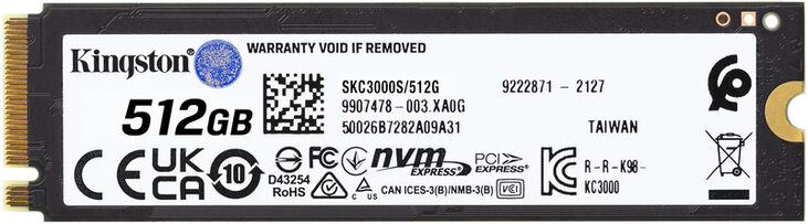 SSD Kingston KC3000 512GB Gen4 M.2 NVMe 2280 (7300/3900MB/s) image number 2