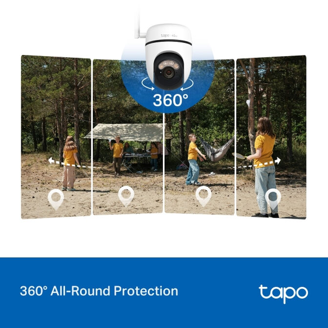 C&aacute;mara de Vigilancia + Painel Solar TP-Link Tapo C615G 2K Solar-Powered IP65 Pan/Tilt Security 4G LTE image number 1
