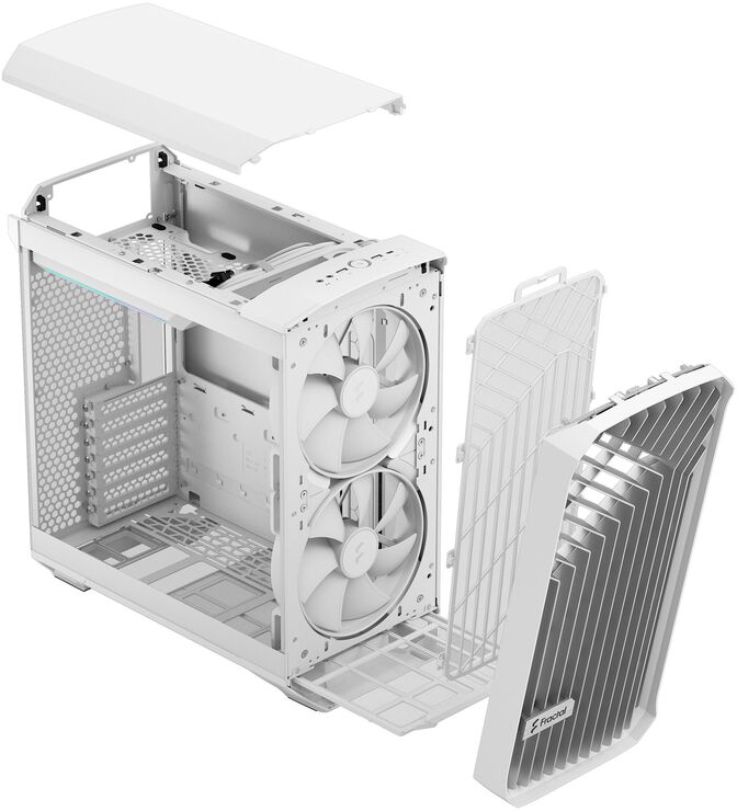 Torre E-ATX Fractal Design Torrent Compact RGB Blanco TG Clear Tint image number 2