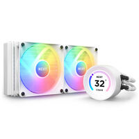 Kit de Refrigeración Líquida CPU NZXT Kraken Elite 240 RGB Blanco