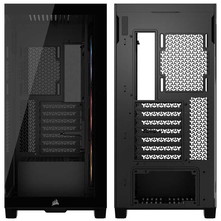 Torre E-ATX Corsair 3500X RSR ARGB Negro Cristal Templado image number 9