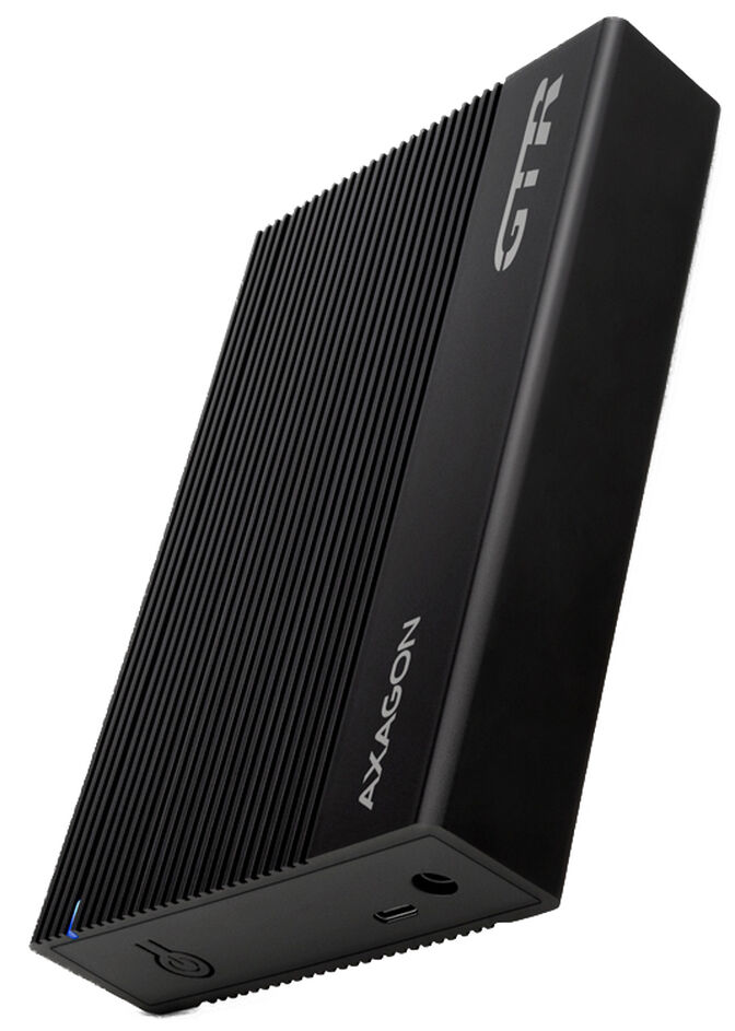 Caja Externo AXAGON EE35-GTR USB-C 3.2 Gen 1 - SATA 6G, 3.5" Externol RIBBED box BLACK image number 1