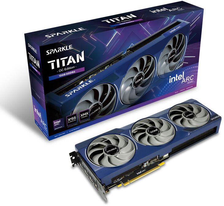 Tarjeta Gráfica Sparkle Intel ARC B580 Titan OC 12GB GDDR6 image number 7