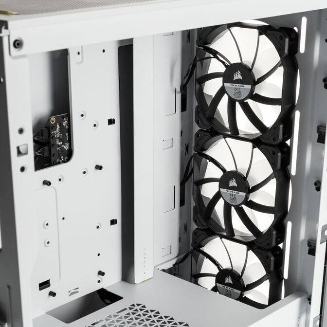 Torre E-ATX Corsair iCUE 4000X RGB Blanco Cristal Templado image number 8