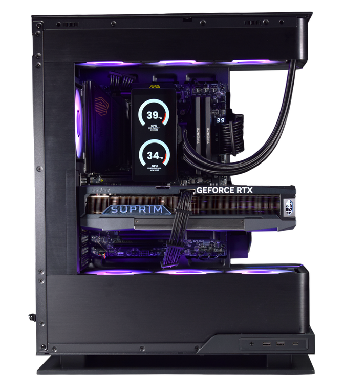 Ordenador King Mod Gamer-PC Ryzen 7 9850X3D 64GB DDR5 2TB RTX 5090 WiFi W11 image number 1