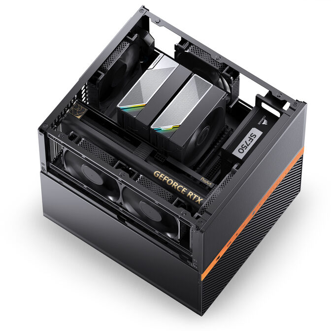 Caja Micro-ATX Jonsbo N6 Negro image number 10