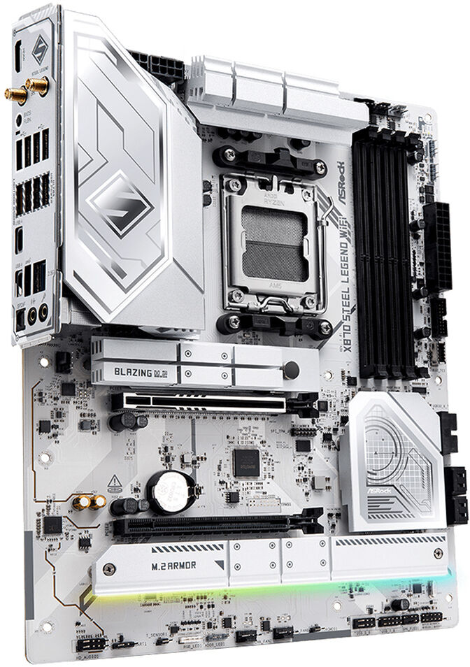 Placa Base ASRock X870 Steel Legend WiFi image number 2
