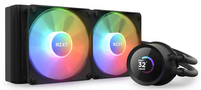 Kit de Refrigeraci&oacute;n L&iacute;quida CPU NZXT Kraken 240 RGB Negro image number 0