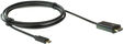 Cable Conversor Ewent USB-C Macho para HDMI Macho 2 M Negro image number null