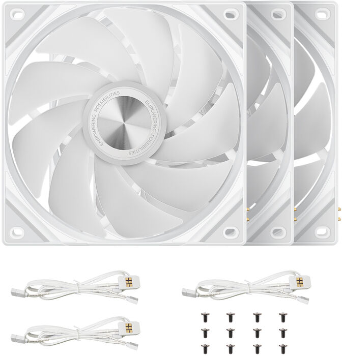 Ventilador TRYX Rota SL ARGB Blanco 120mm (Pack 3) image number 4