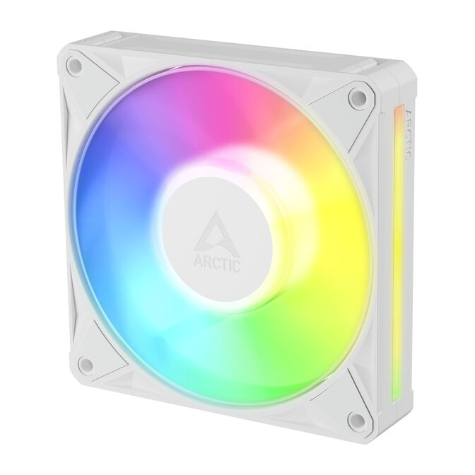 Ventilador Arctic P12 BioniX PWM ARGB 120mm (Pack 3) - Blanco image number 3