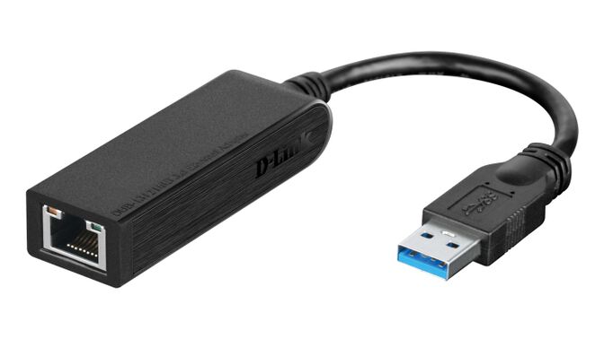 Adaptador Gigabit D-Link USB 3.0 Macho para Ethernet Gigabit image number 0