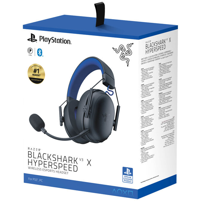 Auriculares Razer BlackShark V3 X Hyperspeed para PlayStation Wireless/Bluetooth Negro image number 10