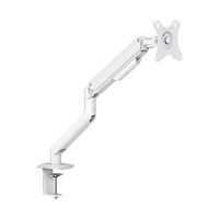 Soporte de Mesa Tooq Tilt e GiRatónrio c/mola 17" a 32" Max. 9Kg Blanco