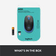 Rat&oacute;n Logitech M190 1000DPI Wireless Azul image number null