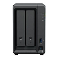 NAS Synology Disk Station D725+ - 2 Baías - CPU 2-Core AMD Ryzen R1600 - 4GB RAM