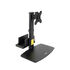 Soporte de Escritorio Tooq Inclinable y Giratorio 17" a 27" con Soporte para Mini PC Negro image number null
