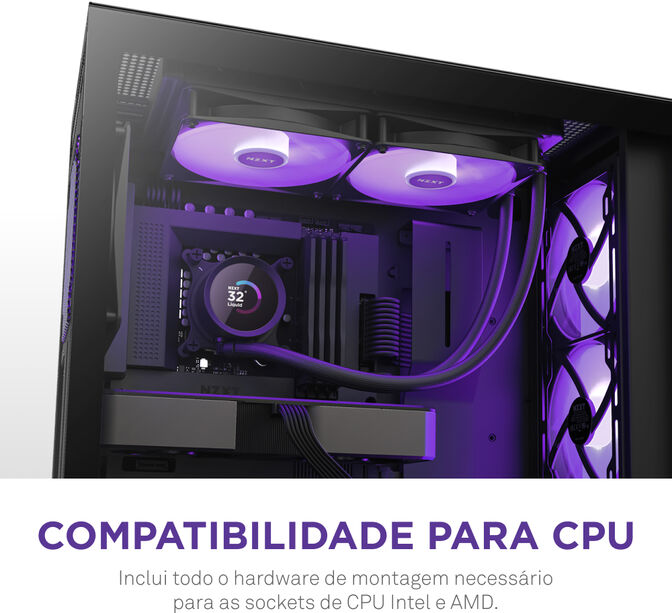 Kit de Refrigeraci&oacute;n L&iacute;quida CPU NZXT Kraken 280 RGB Negro image number 10