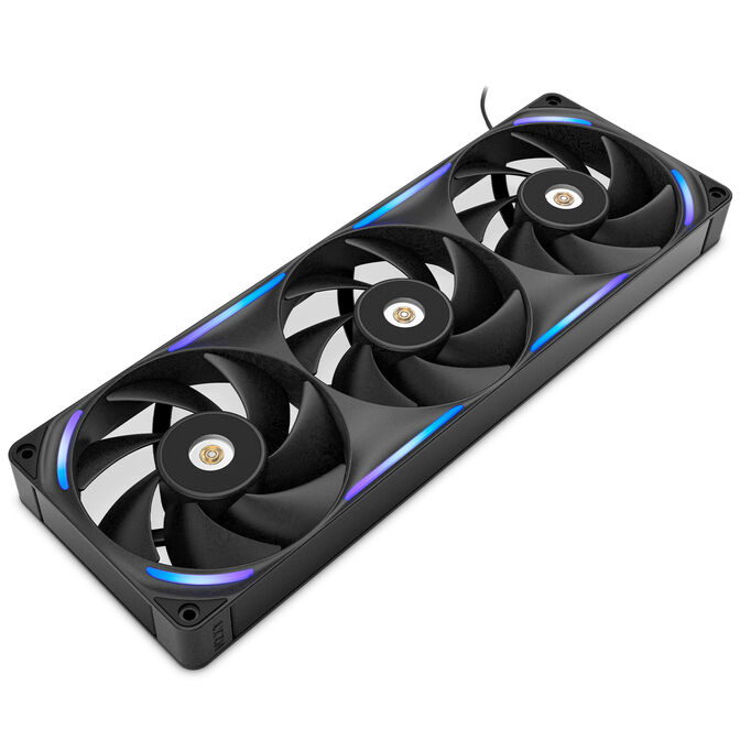 Ventilador NZXT F360x Perfomance RGB 120mm - Single-Frame Negras - Triplo Ventilador 120mm (360mm) image number 2