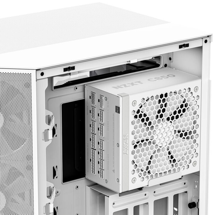 Fuente Alimentación NZXT 850W 80+ Gold ATX 3.1 PCIe 5.1 Blanca image number 7