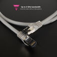 Cable de Red Nanocable CAT.8.1 2GHZ LSZH SSTP AWG26, Gris, 2 M image number null