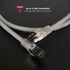 Cable de Red Nanocable CAT.8.1 2GHZ LSZH SSTP AWG26, Gris, 2 M image number null