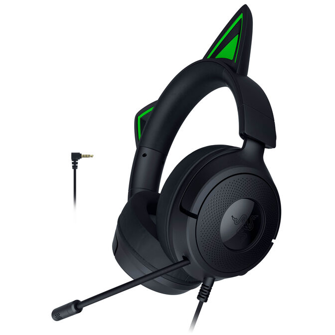 Auriculares Razer Kraken Kitty V3 X Wireless/Bluetooth Negro image number 1