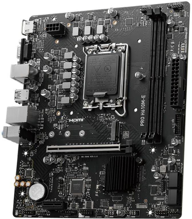 Placa Base MSI PRO H610M-E image number 2
