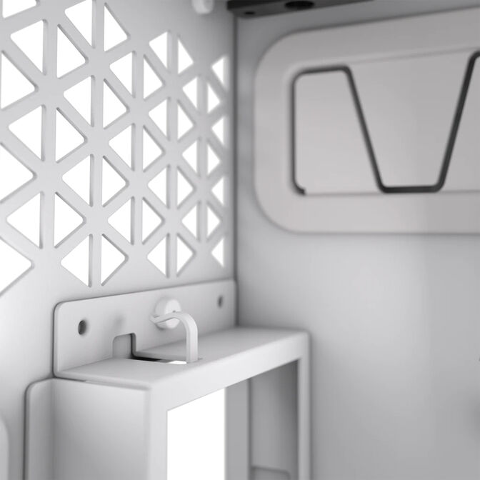 Torre ATX Corsair 6500D Airflow Blanco Cristal Templado image number 4