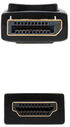 Cable Conversor NanoCable DisplayPort/M para HDMI/M 0.5 M Negro image number null