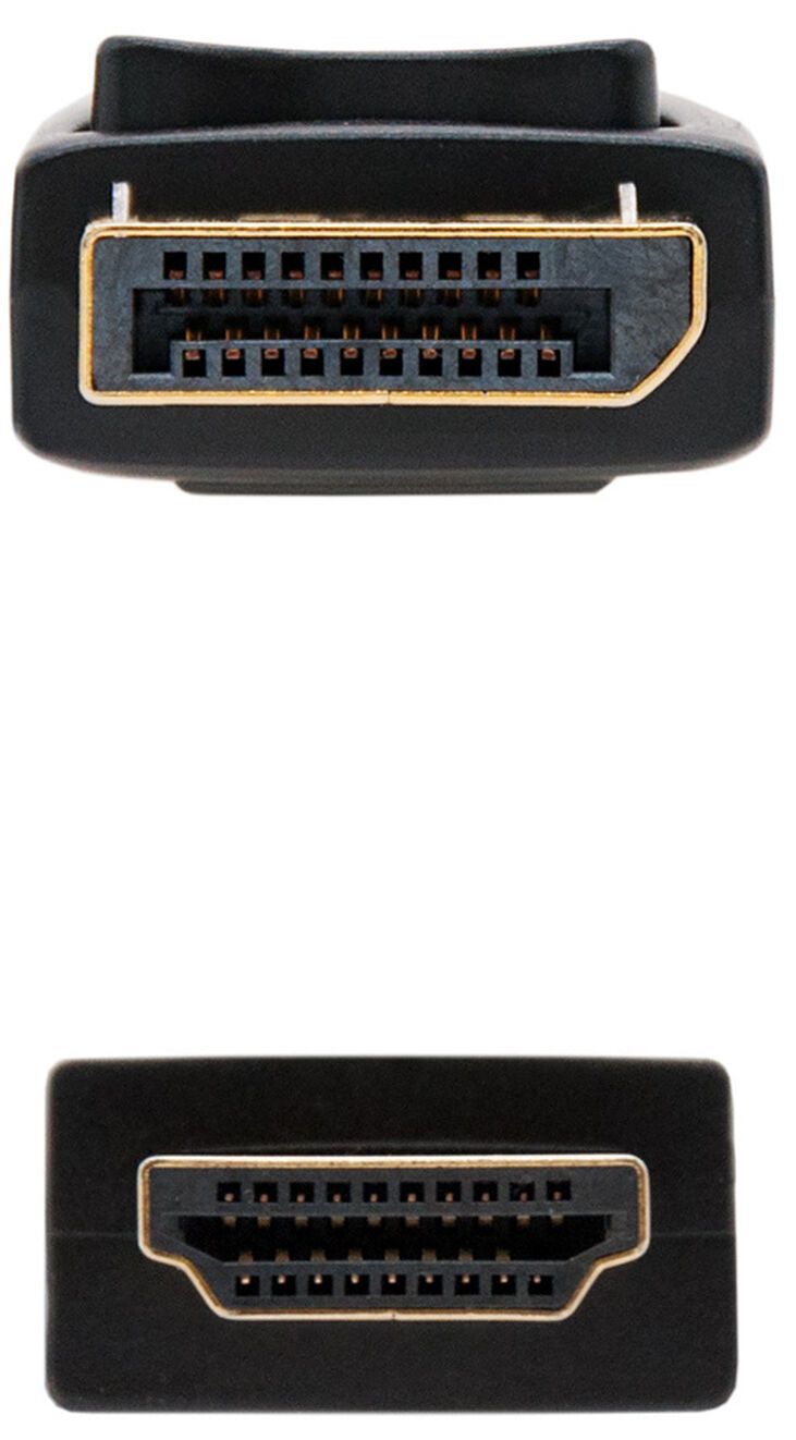 Cable Conversor NanoCable DisplayPort/M para HDMI/M 0.5 M Negro image number 2