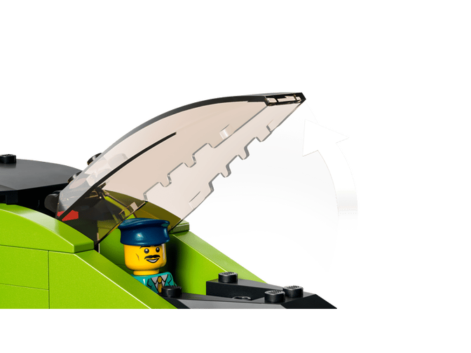 LEGO City: Tren de Pasajeros de Alta Velocidad, 764 Piezas (60337) image number 4