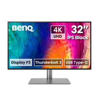 Monitor BenQ Creative Pro 31.5" PD3225U IPS Black 4K 60Hz 5ms Thunderbolt 3 DisplayHDR 400 USB-C (PD 85W)