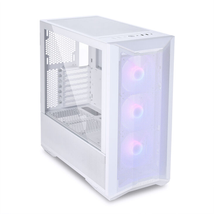Caja ATX Lian Li Lancool II Mesh C RGB Snow Edition Blanca Vidrio Templado image number 1